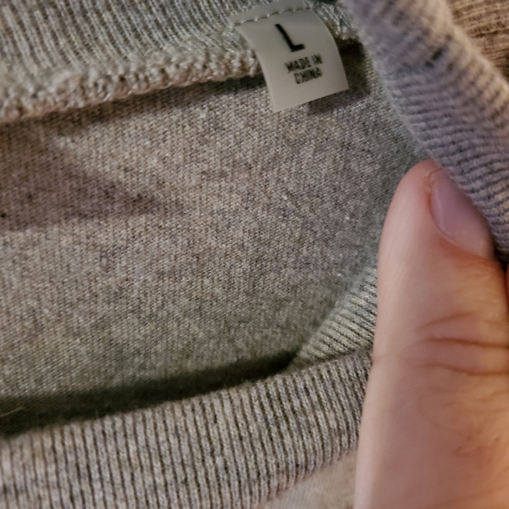 Fog Essentials Ls Tee. Size Large. Color Grey. - image 6